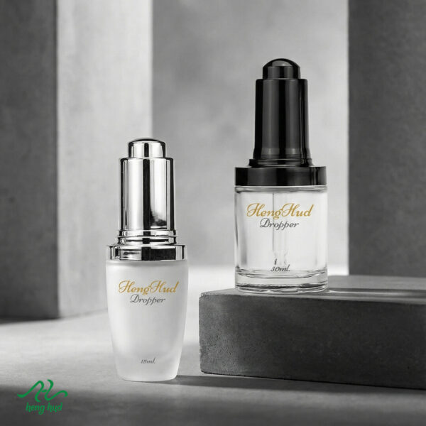 ขวดแก้ว A10 พร้อมหัวปั้มดรอปเปอร์